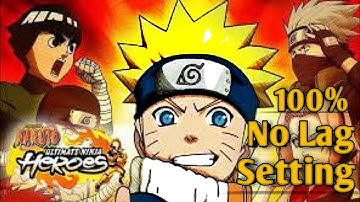 Best PPSSPP setting of Naruto Ultimate ninja heroes