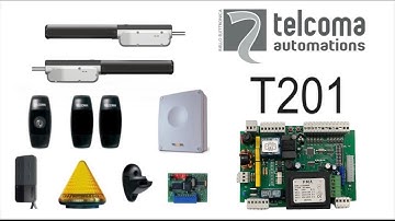 Telcoma T201 Control Panel – Complete Wiring Connections & Setup | Automatic Swing Gate System