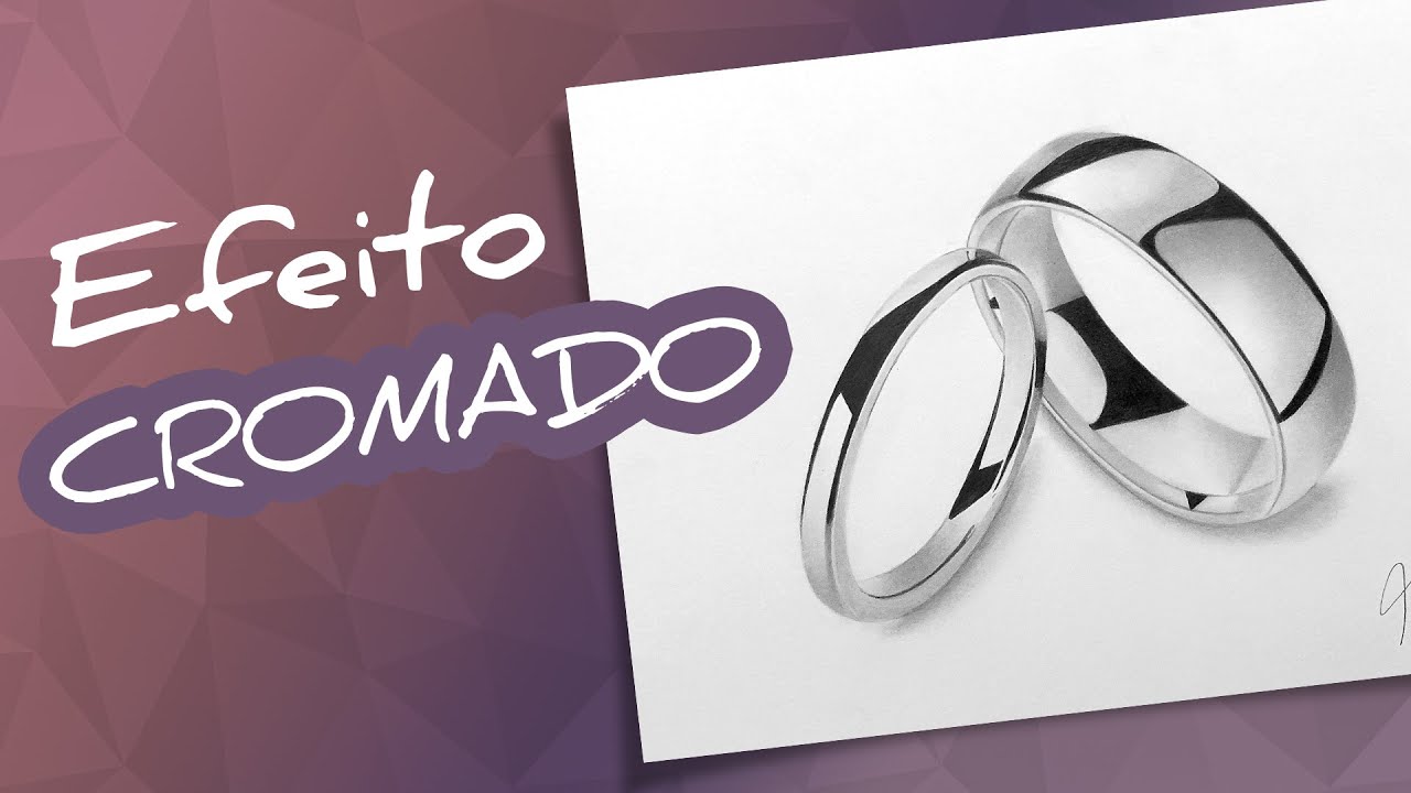 COMO FAZER EFEITO CROMADO - Com grafite