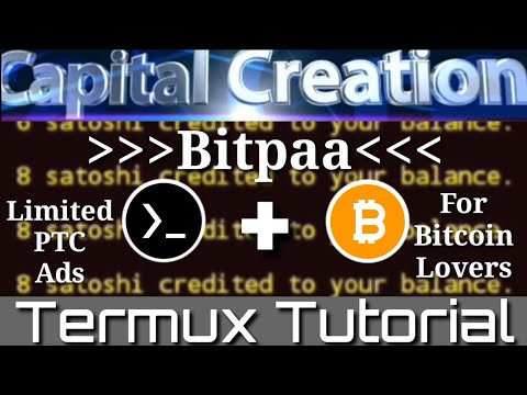 Termux Tutorial - Bitpaa Free BTC || Auto View PTC Ads || FaucetPay✓✓