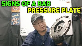 SYMPTOMS OF A BAD CLUTCH PRESSURE PLATE