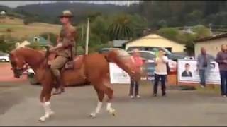 Tasmanian Lighthorse impromptu dance