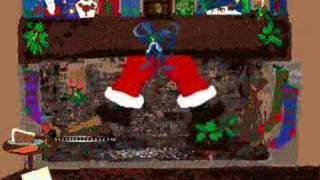 Santa got stuck up the Chimney