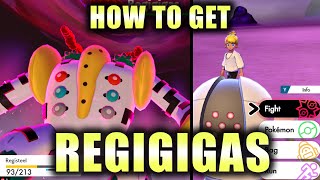 HOW TO GET REGIGIGAS IN POKEMON SWORD AND SHIELD CROWN TUNDRA DLC @KyleAye