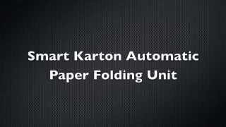 Auto Paper Fold Machine