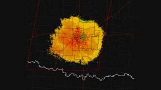Oklahoma Tornadoes May 10, 2010 - Doppler Radar