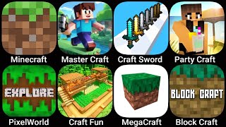 Minecraft,Master Craft,Craft Sword,Pary Craft,PixelWorld,Craft Fun,MegaCraft,Block Craft screenshot 5