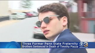 Former Penn State Frat Members Sentenced In Tim Piazza Death