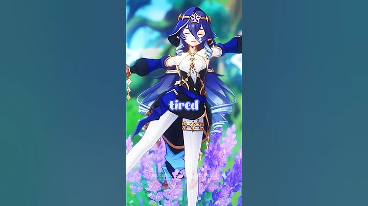 Tired Characters 😴 Genshin Impact #shorts