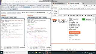 SQL injection attack, querying the database type and version on MySQL and Microsoft