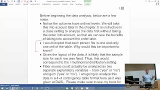 Categorical Data Analysis - Class #15