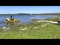 The cleaning of the lake front property for the community care learning foundation