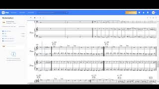 Redemption Original Music Piece on Piano Sheet Music