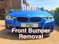 BMW 3 Series F30/F31/34 Front Bumper Removal