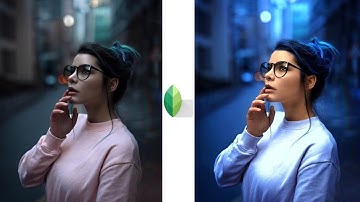 Snapseed Amazing Dark Blue Tone Effect Editing | Best Color Effect App | New Snapseed Photo Editing