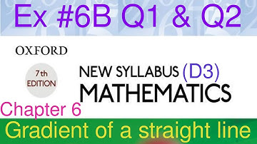 O-level mathematics| Coordinate geometry | D3 Chapter 6 | Ex#6B Q1&2 | Length of a line segment