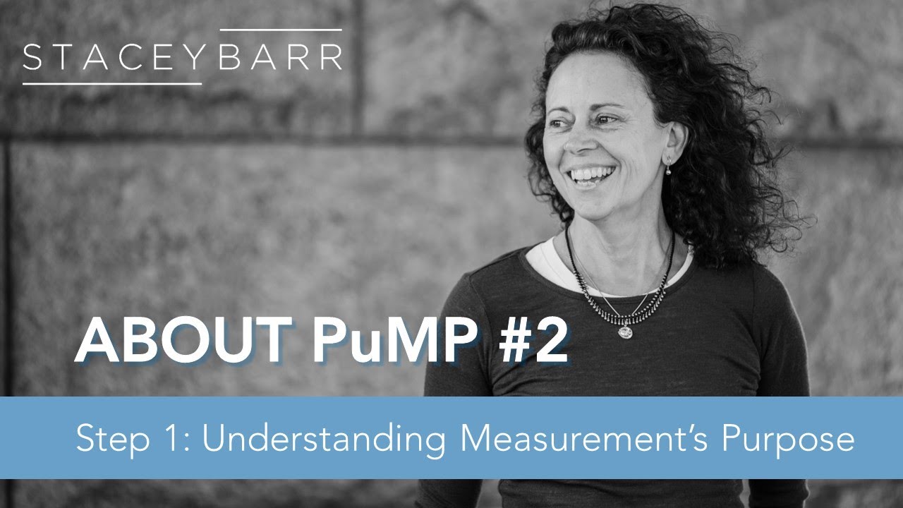 ABOUT PuMP: Step 1 of PuMP is Understanding Measurement's Purpose