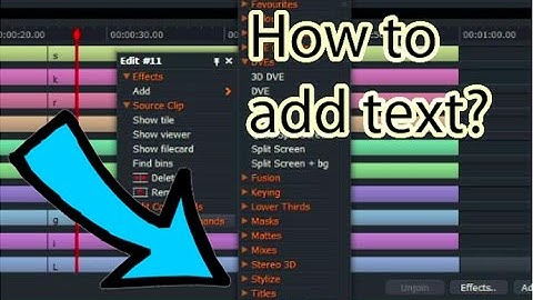 Lightworks Common Problems #7 | How to add Text(Simple + Short)
