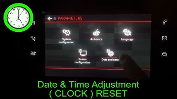 2024 CITREON C3 - Date & Time adjustment