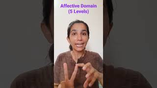Affective Domain | UGC NET Paper-1 | Teaching Aptitude #shorts #UGCNET #paper1 #ntaugcnetpaper1