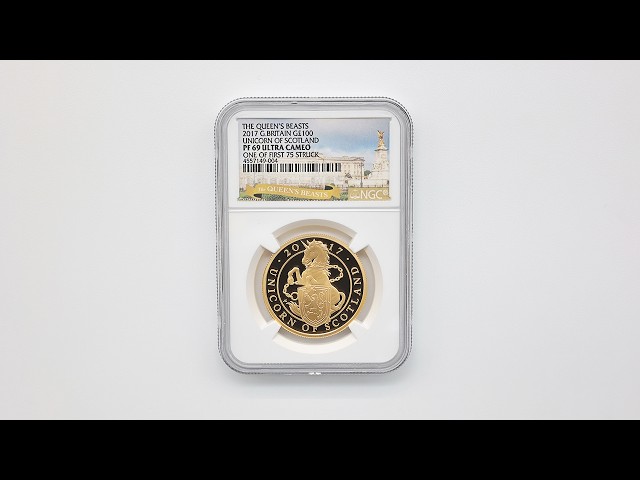 2017 英国紋章の獣コレクション スコットランドのユニコーン 100ポンド