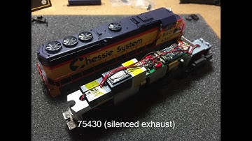 ESU Loksound Select EMD 16-645E3 Turbo Sound File Comparison by Scale Sound Systems