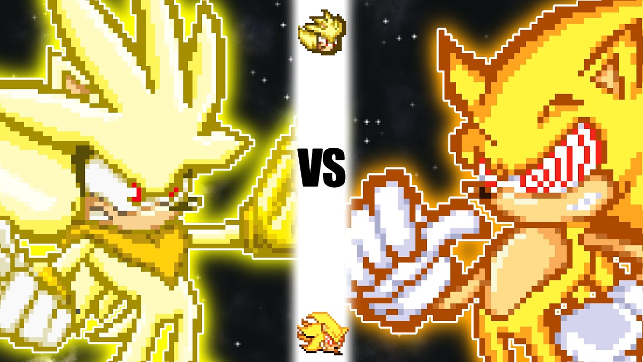 Super Silver VS Fleetway Super Sonic | Sonic | Stknds |