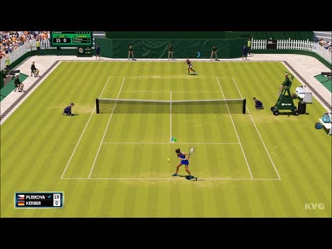 AO Tennis 2 - All Players  List (PS4 HD) [1080p60FPS] 