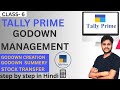 Godown Management in Tally Prime | Multi Godown in Tally | Step by Step | #tallyprime
