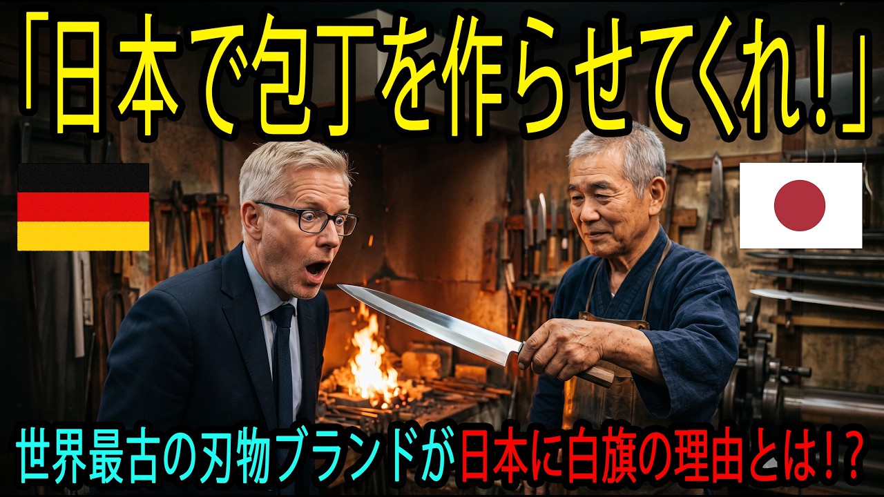 海外の反応】「日本で包丁を作らせてくれ！」世界最古の刃物ブランドが