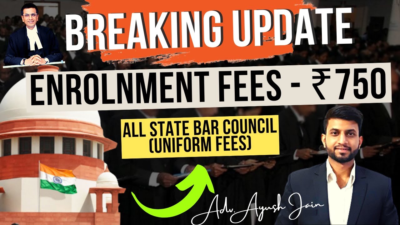 Breaking Update SC Orders Uniform Enrolment Fees ₹750 for New