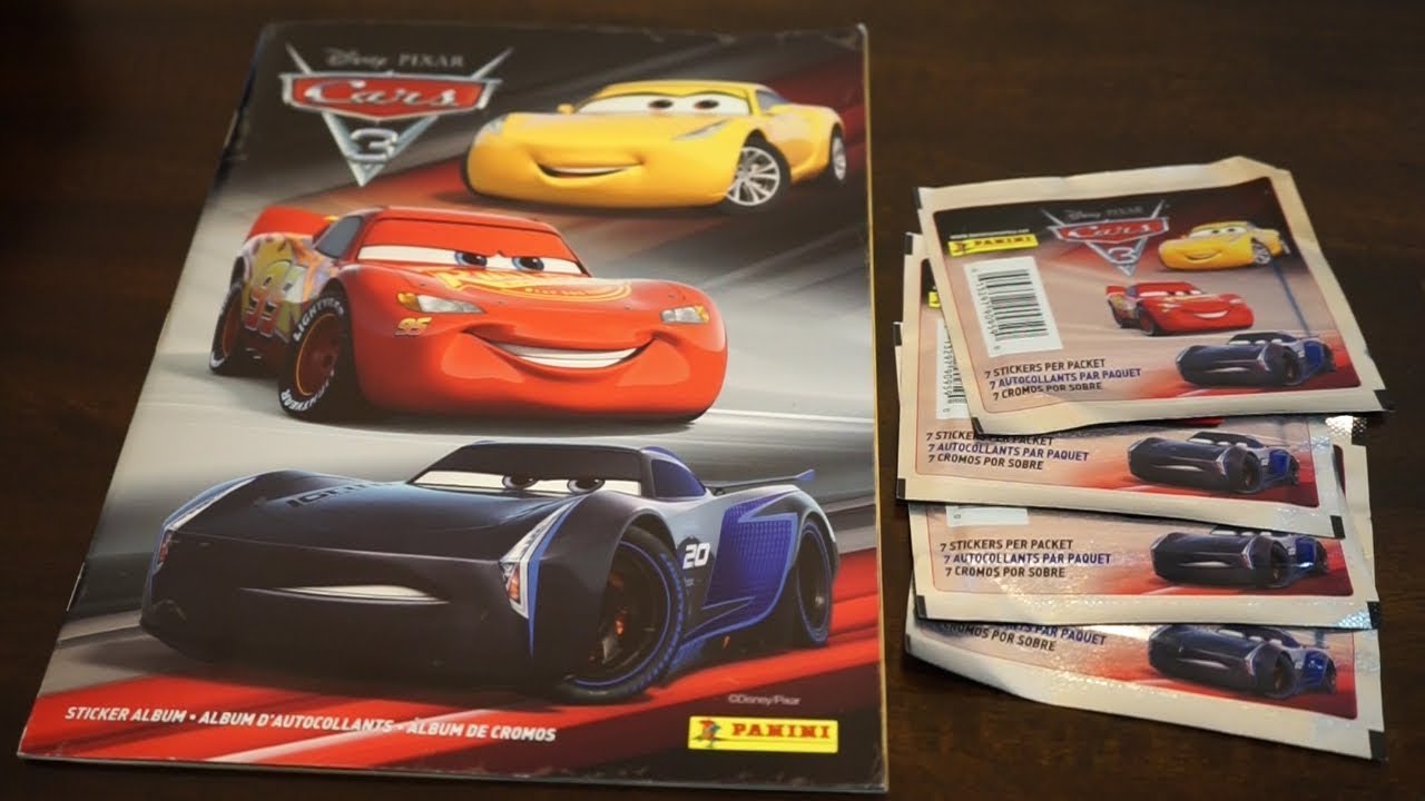 Disney Pixar Cars 3 Sticker Album and 30+ stickers | Cars 3 Collectible ...