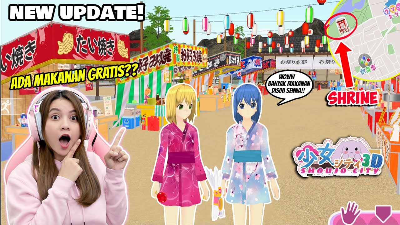 UPDATE SHOUJO CITY TERBARU!! BEBAS MAKAN DI FESTIVAL KULINER SHRINE