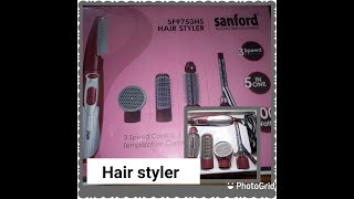 Sanford Hair styler 5 in one review and unboxing || The Lovely Girl Mano