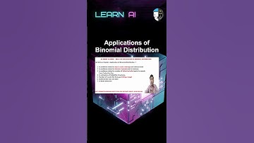 Applications of Binomial Distribution #ai #artificialintelligence #machinelearning #aiagent