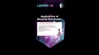 Applications of Binomial Distribution #ai #artificialintelligence #machinelearning #aiagent
