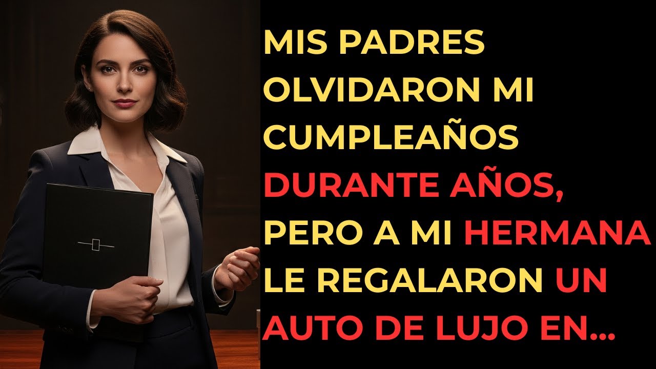 MIS PADRES OLVIDARON MI CUMPLEAÑOS DURANTE AÑOS, PERO A MI HERMANA LE REGALARON UN AUTO DE LUJO EN