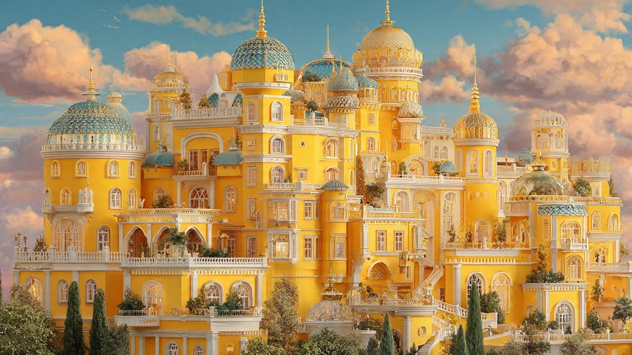 Step Into Royal Sunshine | Palaces Forged With Unreal Luxury (4K Tour)