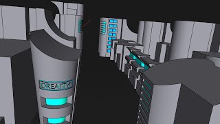 DREAITY | i tried 3D modeling a small city in Shapr3D Timelapse