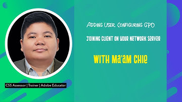 Adding users Configuring GPO and Joining Client On Your Network Server