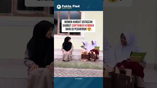 Momen Hangat Ustadzah Sambut Santriwati Kembar Baru di Pesantren. 😍 #shorts