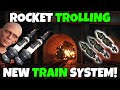 RUST | ROCKET TROLLING ON THE NEW TRAIN SYSTEM!