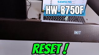 Samsung Soundbar Reset (Fix ARC, Bluetooth, No Sound) | HW-B750F Guide