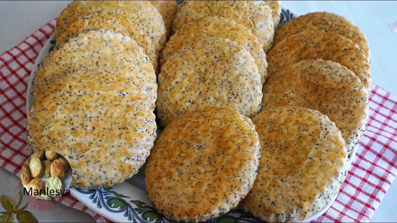 КОРЖИКИ С МАКОМ, 20 минут и готово! ,советские рецепты (1959г)