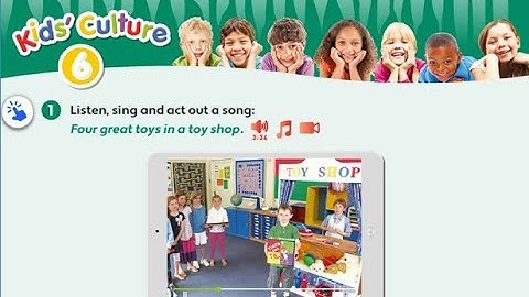 Unit 6 - PB pg. 70 - Activity 1 - Song: "Four great toys in a toy shop."