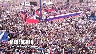 MOST HISTORIC CROWD VIDEO AERIAL, MENENGAI 6