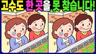 【다른그림찾기 | 치매예방】고수도 차이점 3개 중 한 곳은 못 찾습니다! 재밌고 건강한 기억 훈련 퀴즈 문제!【두뇌운동 / Find Difference / 틀린그림찾기】#1618 screenshot 4