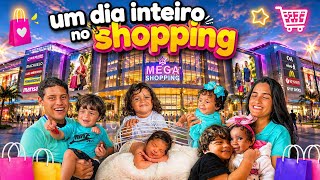 Um dia no shopping com a família Thielly Christopher Cellyna e Kevyn