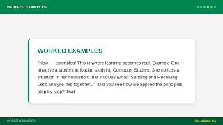 JSS 1 Computer Studies - Email: Sending and Receiving | Nigerian Curriculum screenshot 4