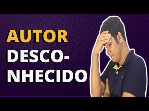 Vídeo: São de autoria desconhecida?